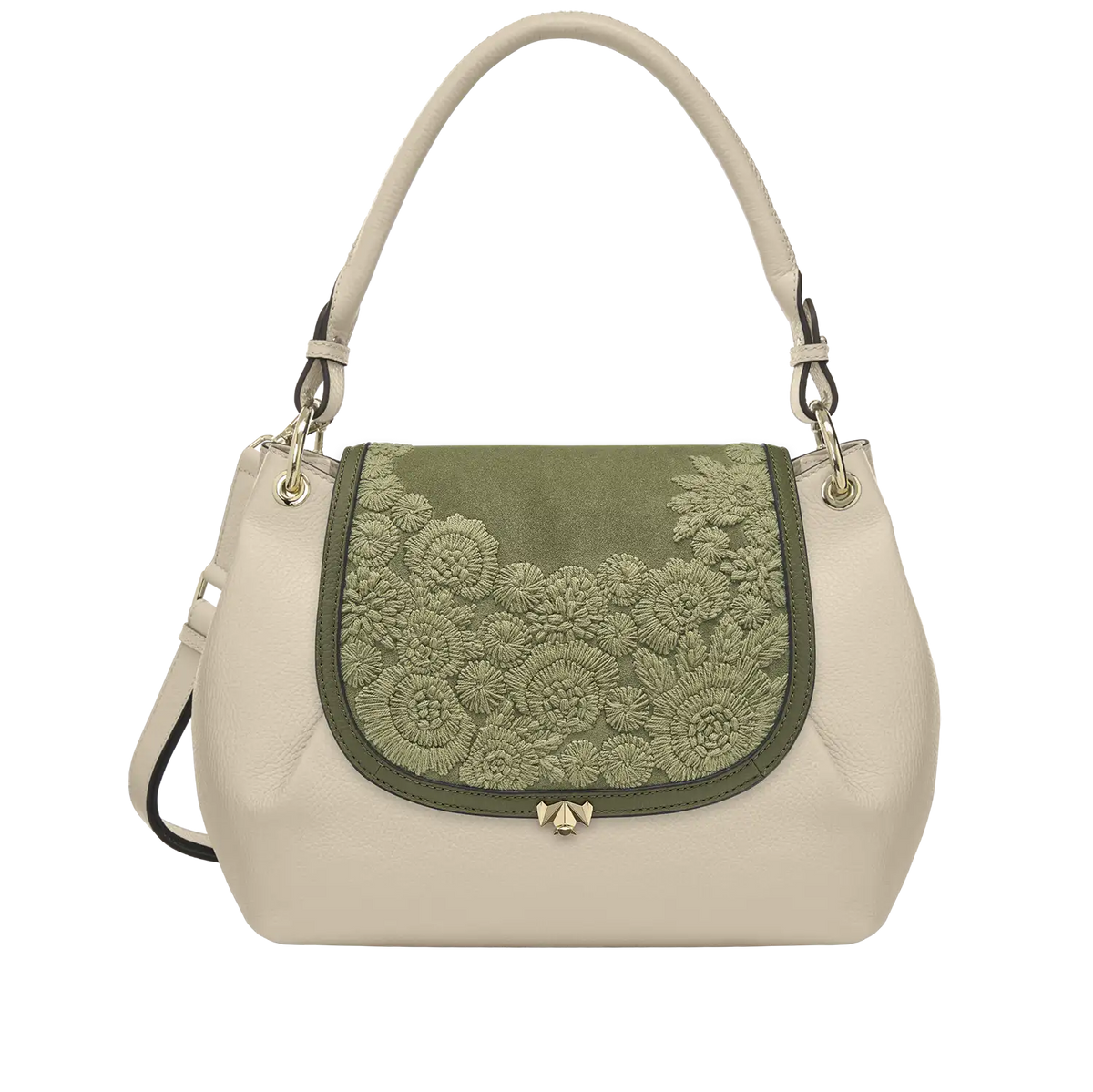 Wechselklappe - Cozy Bloom - olive