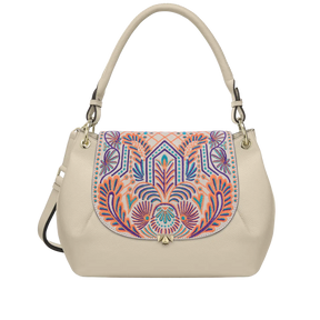 Wechselklappe - Kiran - creme-bunt