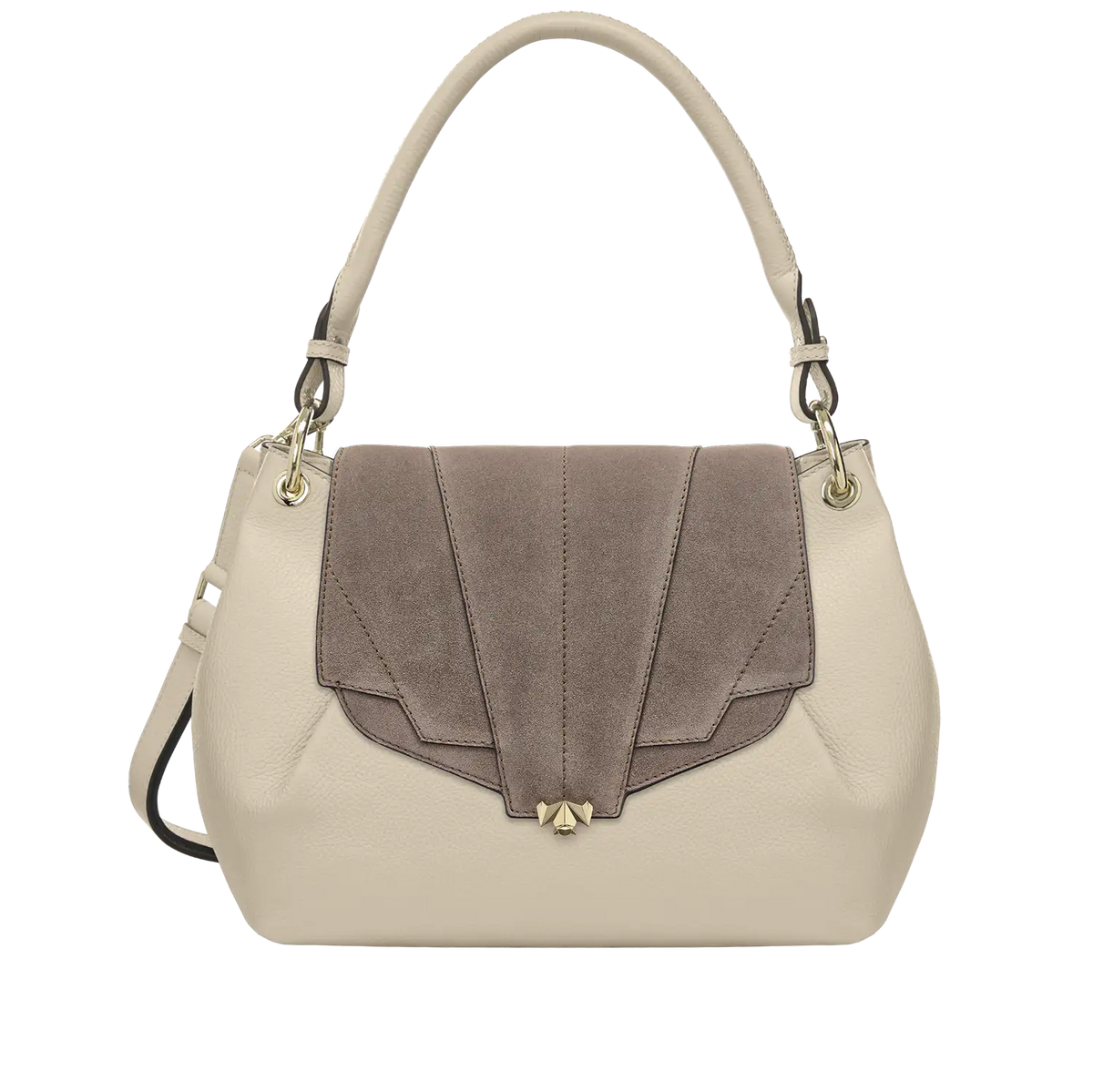 Wechselklappe - Milky Solitair - taupe