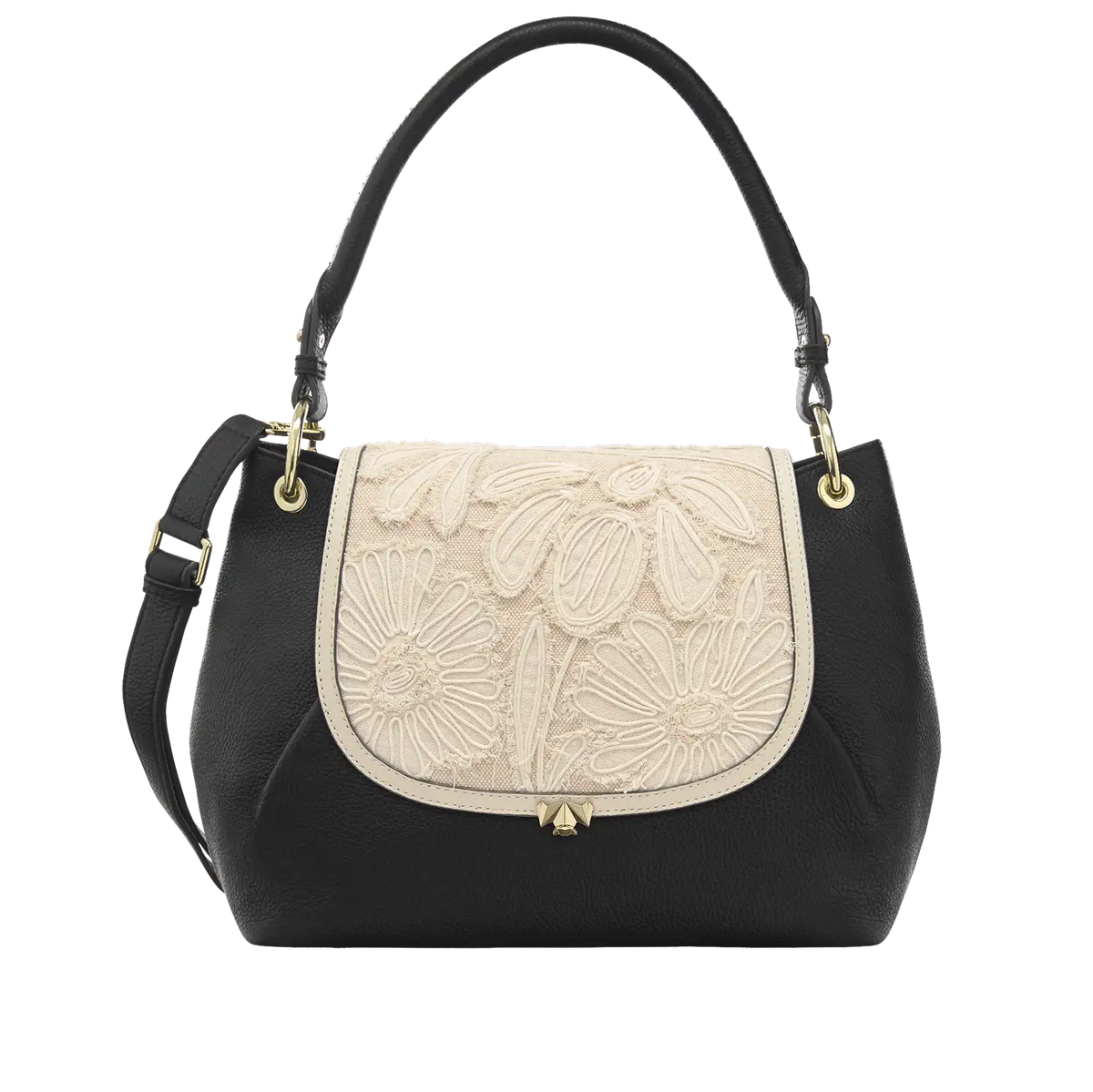 Wechselklappe - Boho Bloom - creme