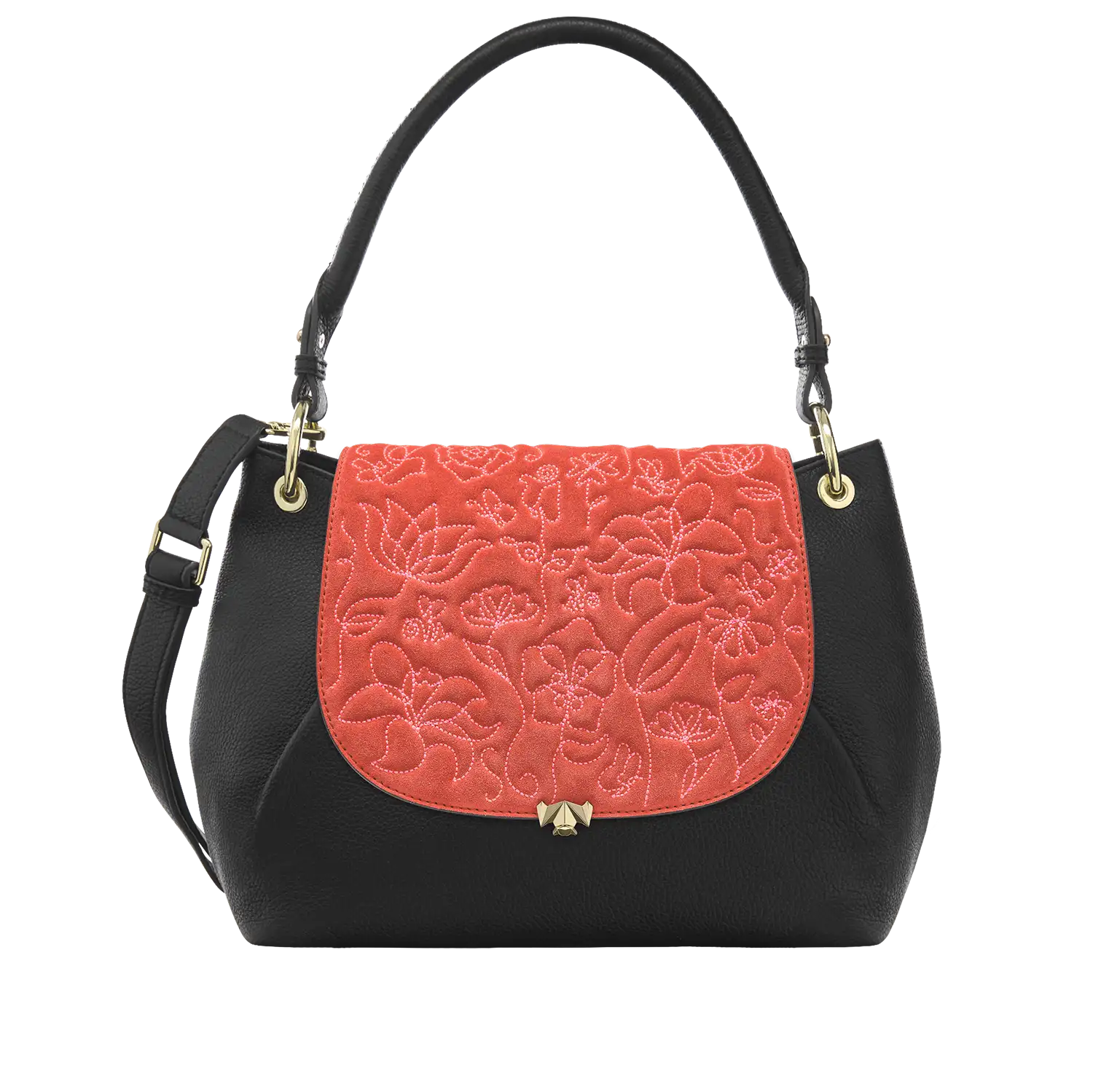 Wechselklappe - Garden of Love - rot-pink