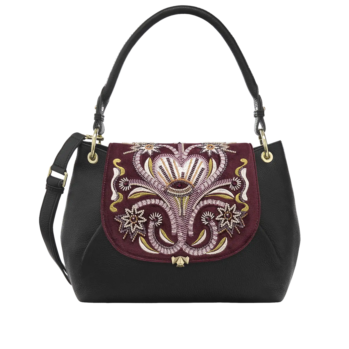 Wechselklappe - La Mystérieuse - weinrot