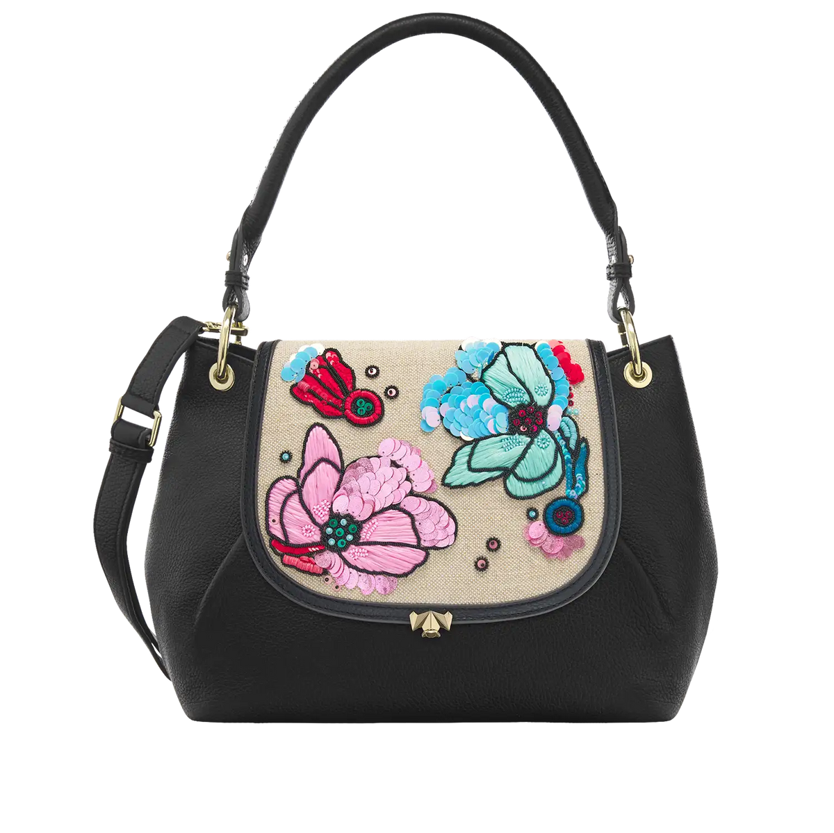 Wechselklappe - Madame Fleury - creme-bunt