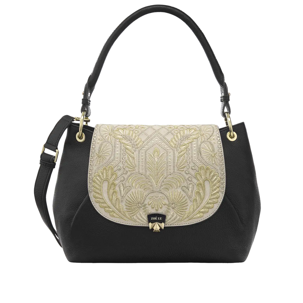 Wechselklappe - Nilay - creme-gold