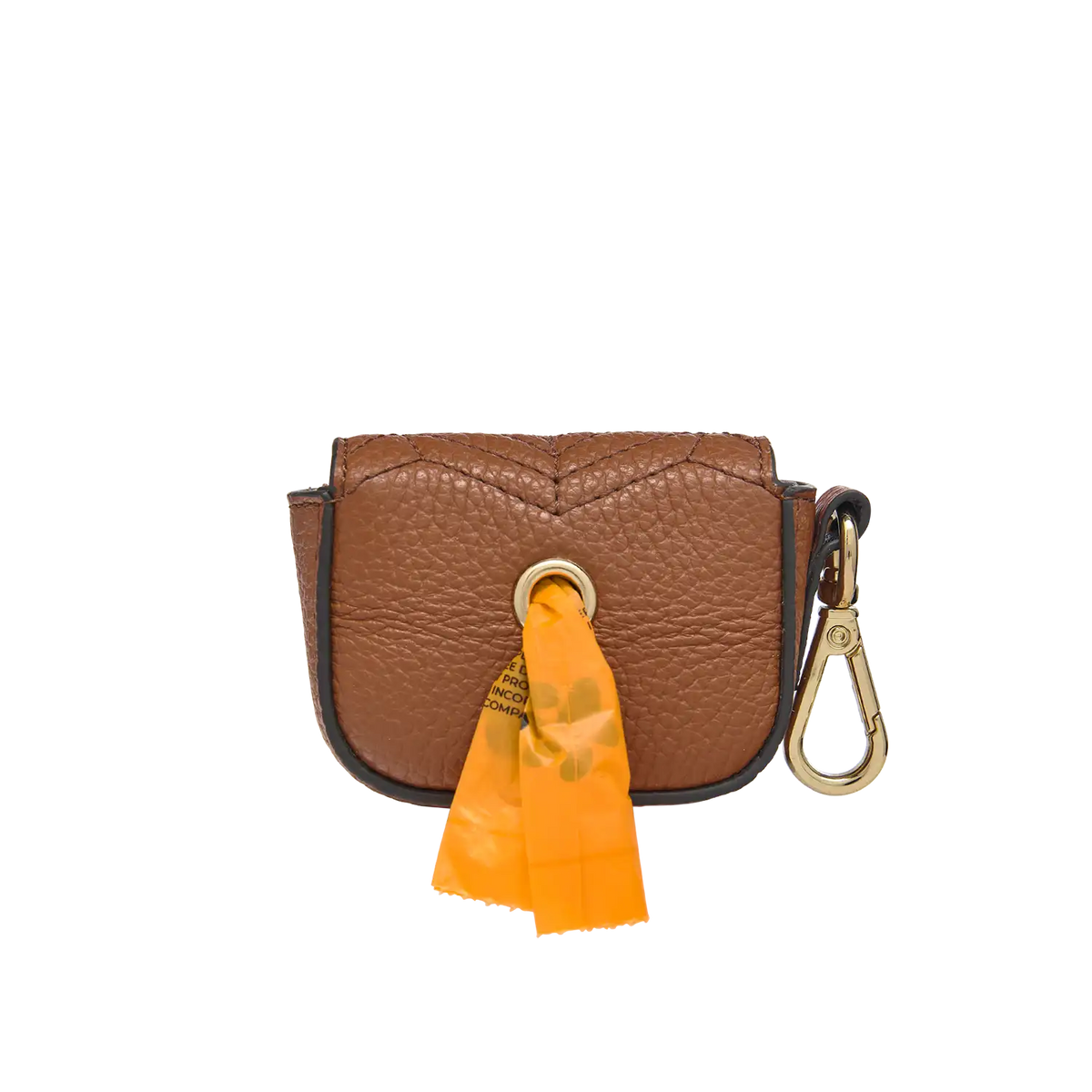 Dog Waste Bag - Walk the Dog - cognac