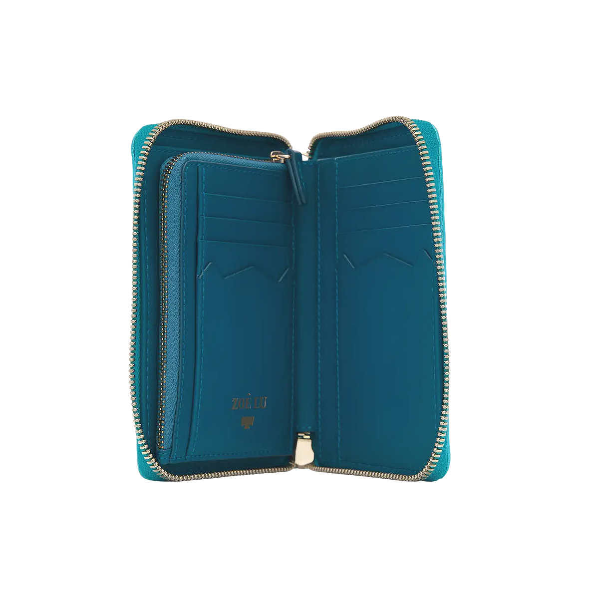Geldbörse - One For The Money - türkis-metallic