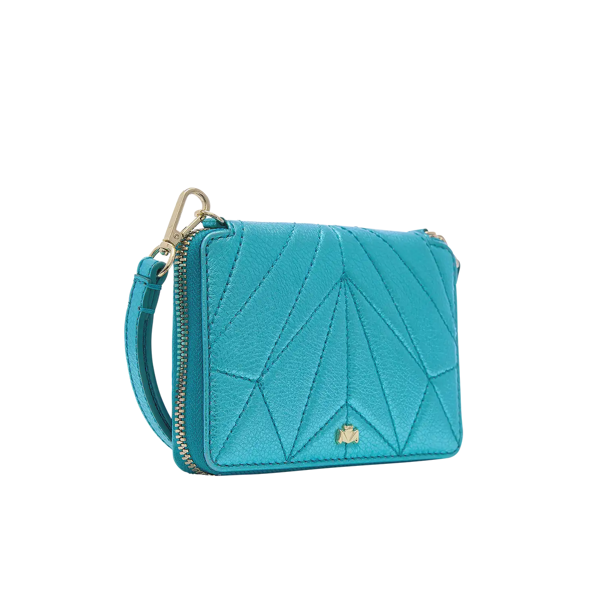 Geldbörse - One For The Money - türkis-metallic