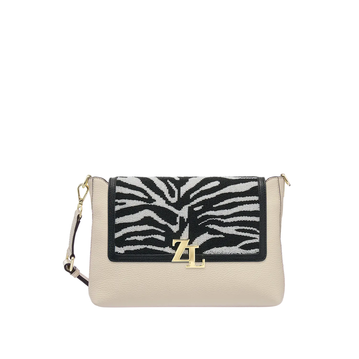 Wechselklappe - Zebra Crush - schwarz-weiss