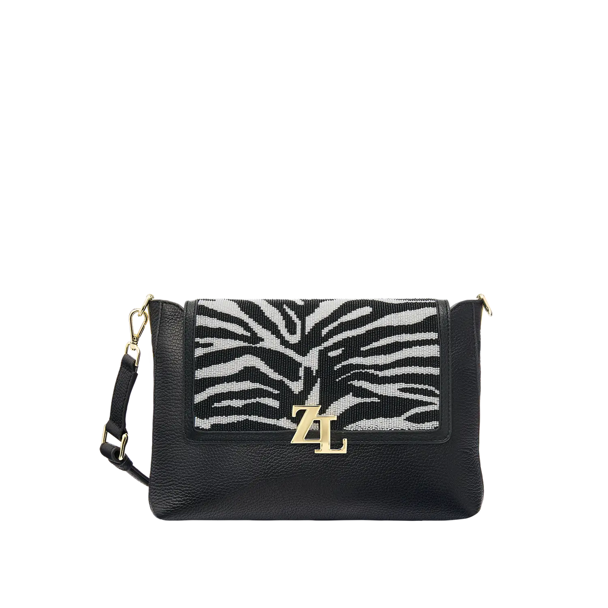 Wechselklappe - Zebra Crush - schwarz-weiss