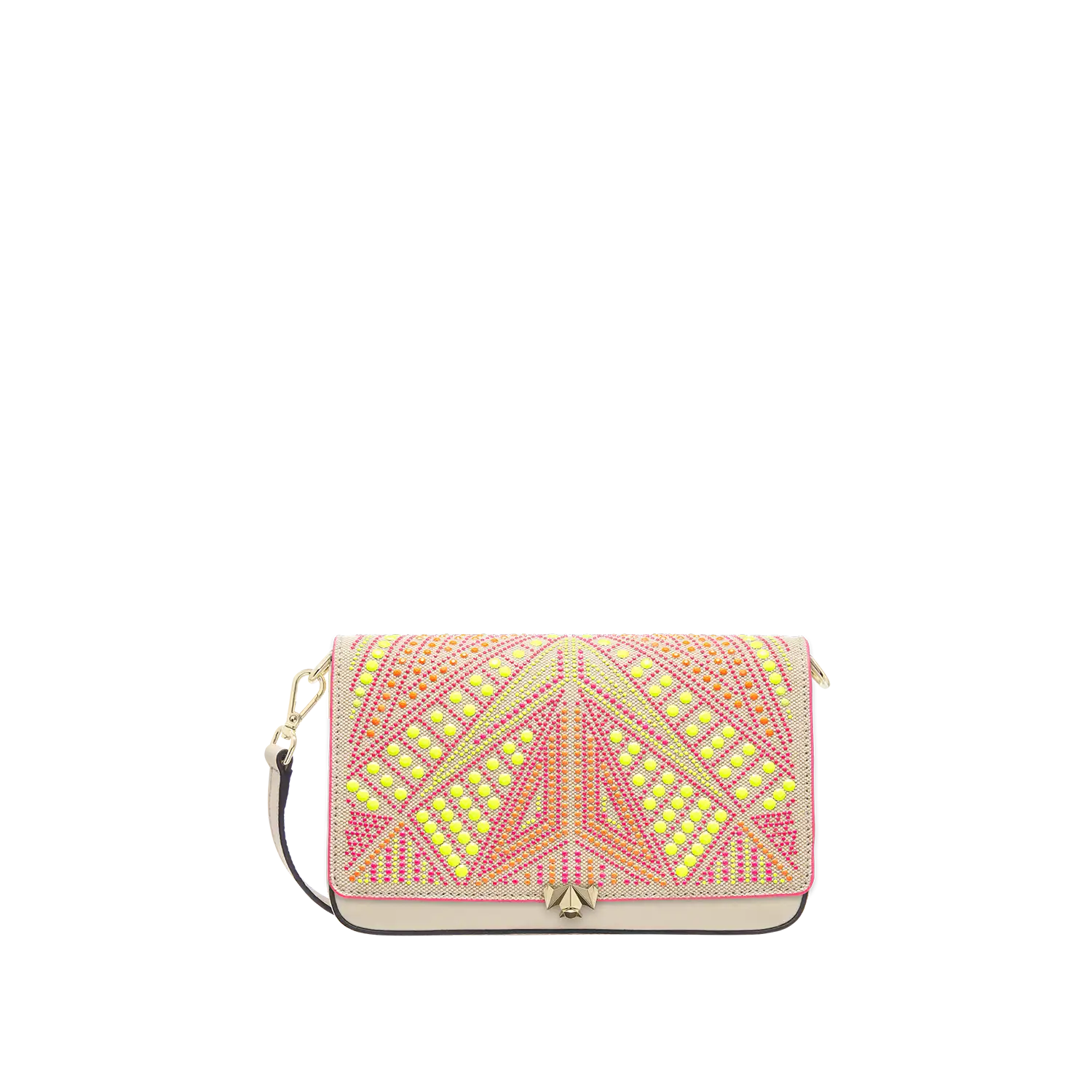 Wechselklappe - Neonmania - creme-bunt