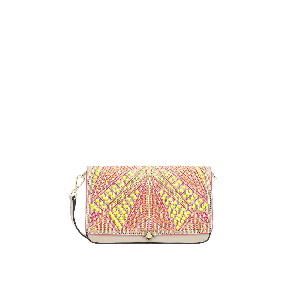Wechselklappe - Neonmania - creme-bunt