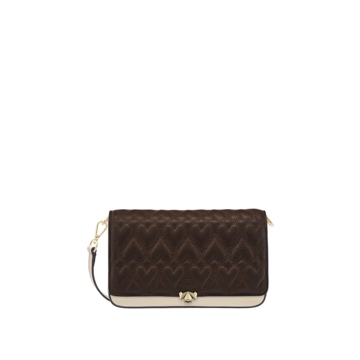Wechselklappe - Chocolate Heart - braun