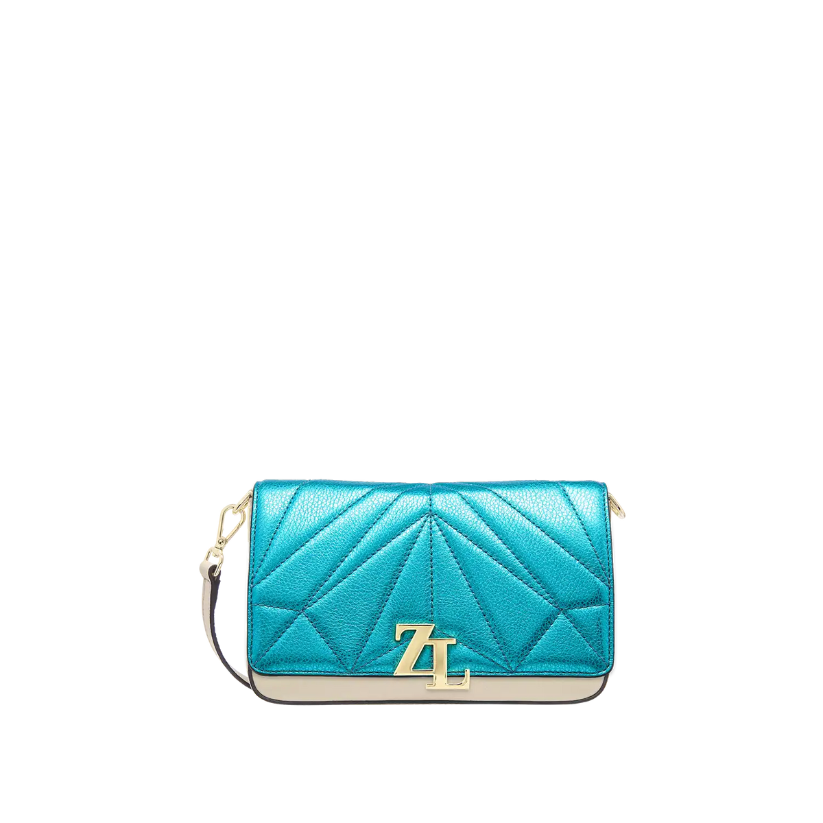 Wechselklappe - Iconic Curacao - türkis-metallic