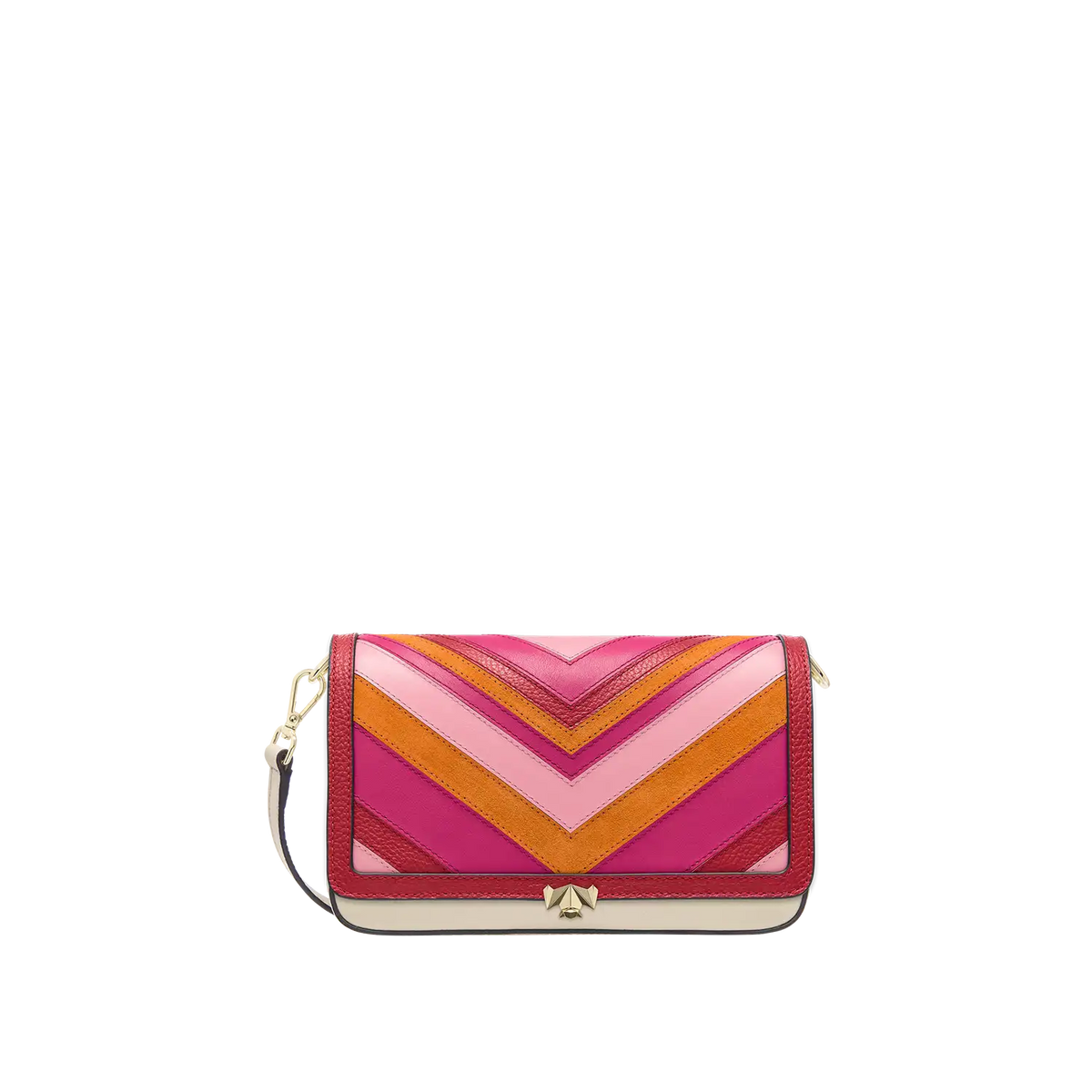 Wechselklappe - Sundown - rot-bunt