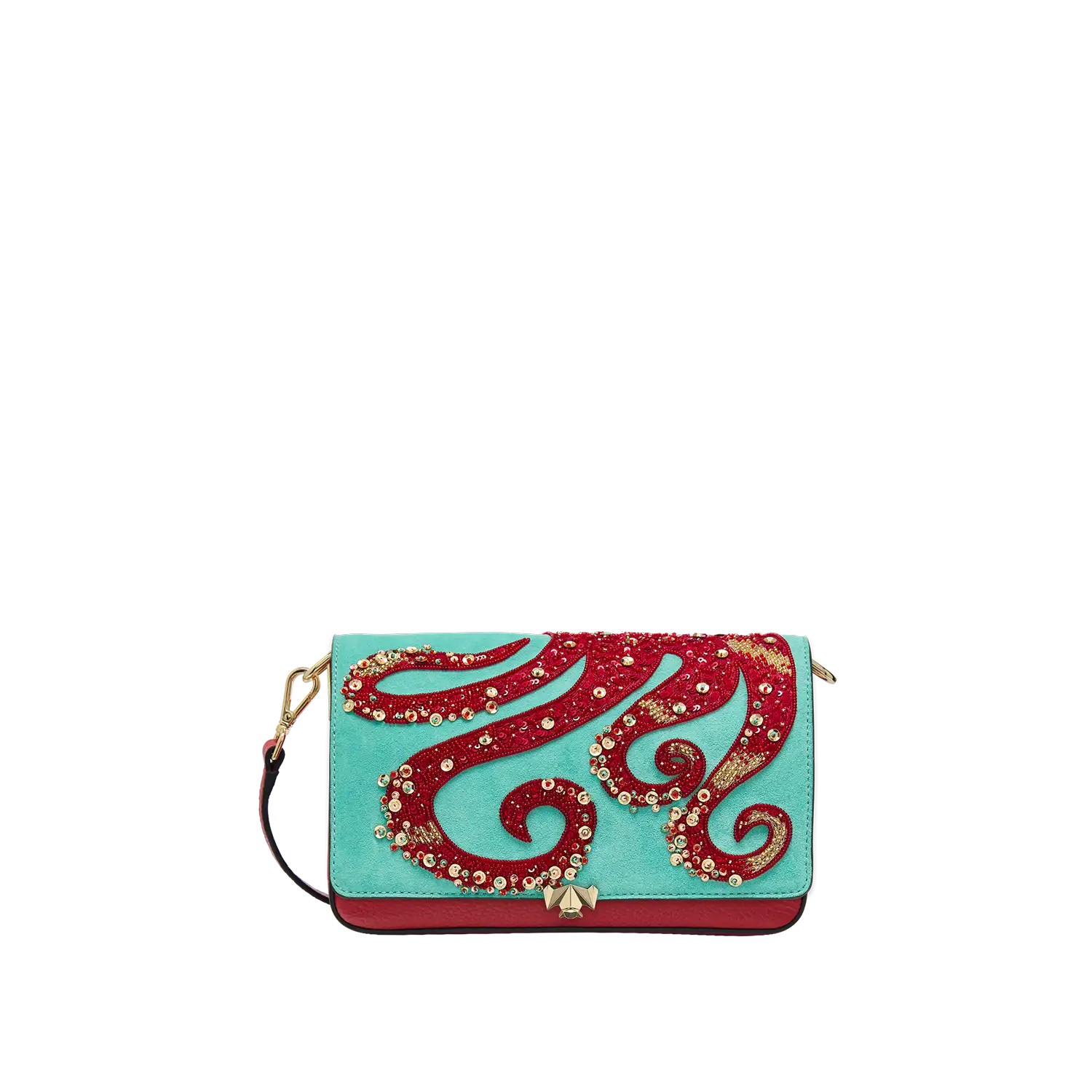 Wechselklappe - Octomissy - türkis-rot