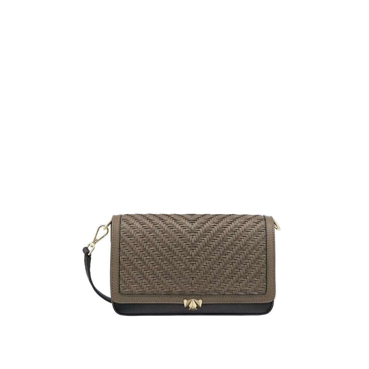 Wechselklappe - Muted Weave - taupe