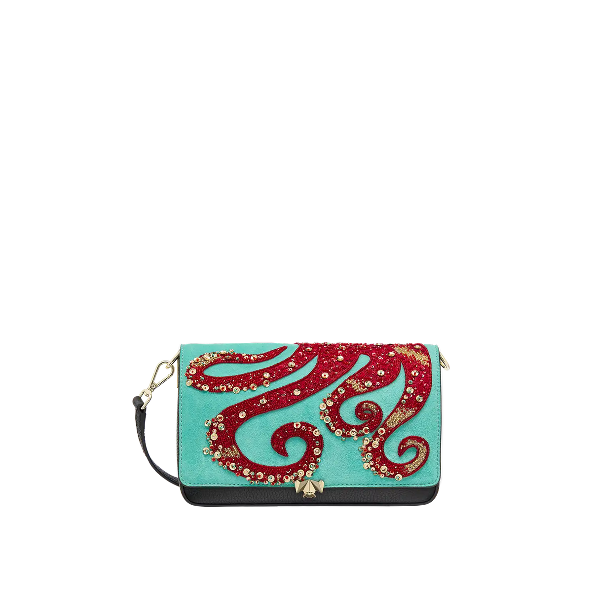 Wechselklappe - Octomissy - türkis-rot