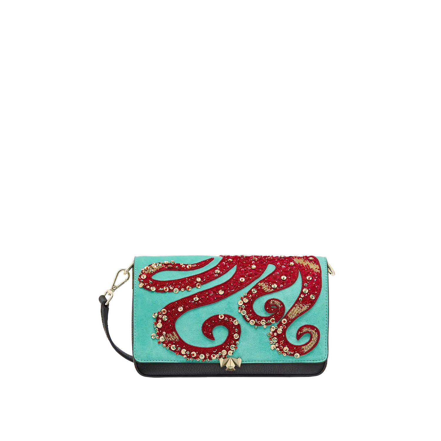 Wechselklappe - Octomissy - türkis-rot