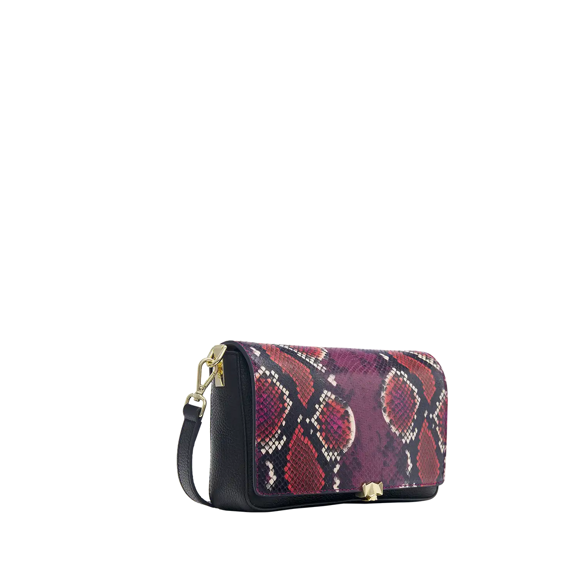 Wechselklappe - Peacock Passion - lila-bunt