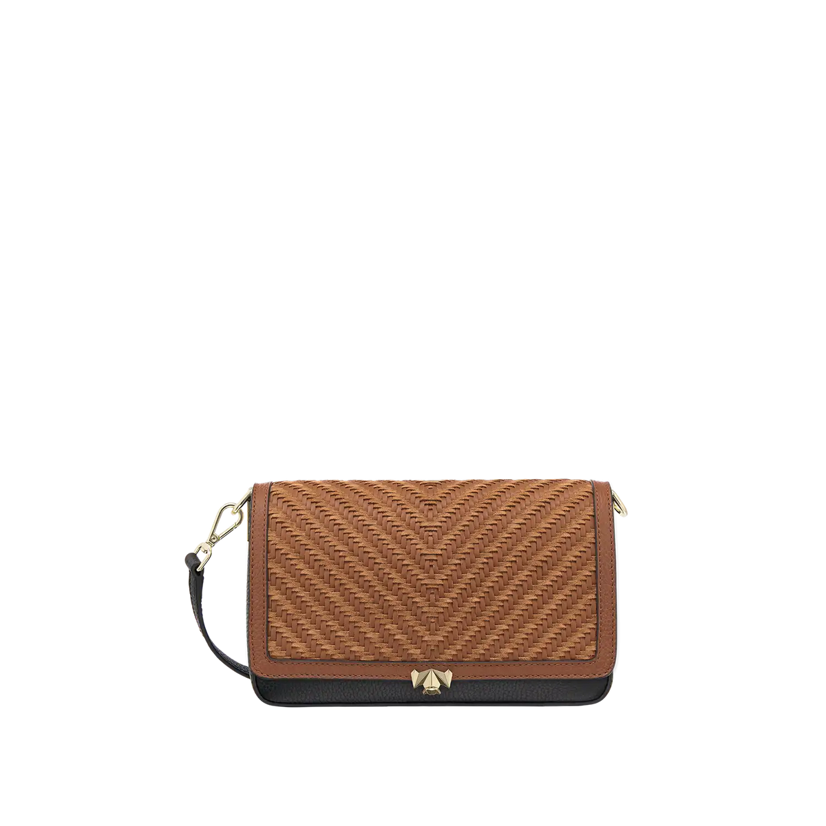 Wechselklappe - Sandy Weave - cognac