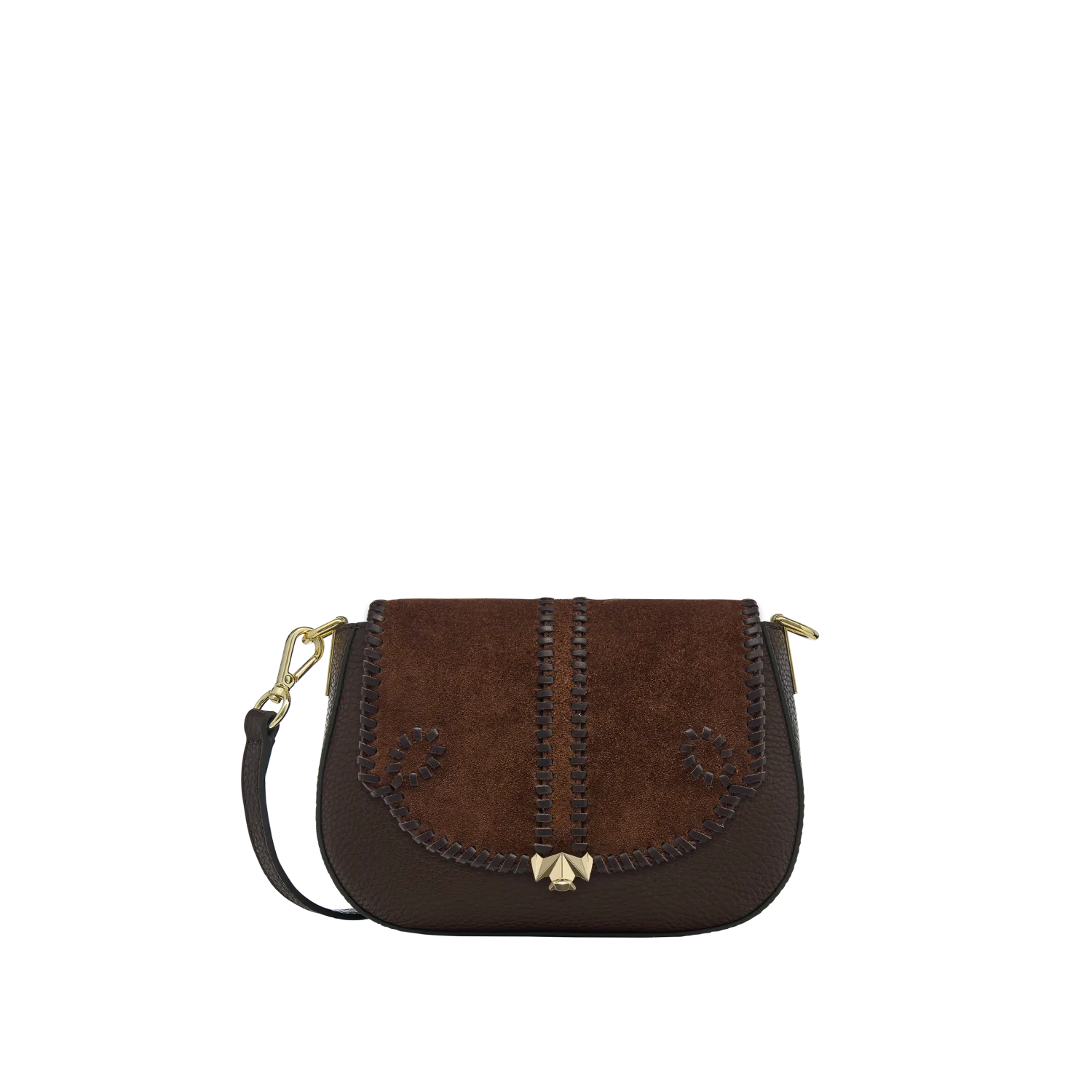 Wechselklappe - Mini Saddle Grace - braun