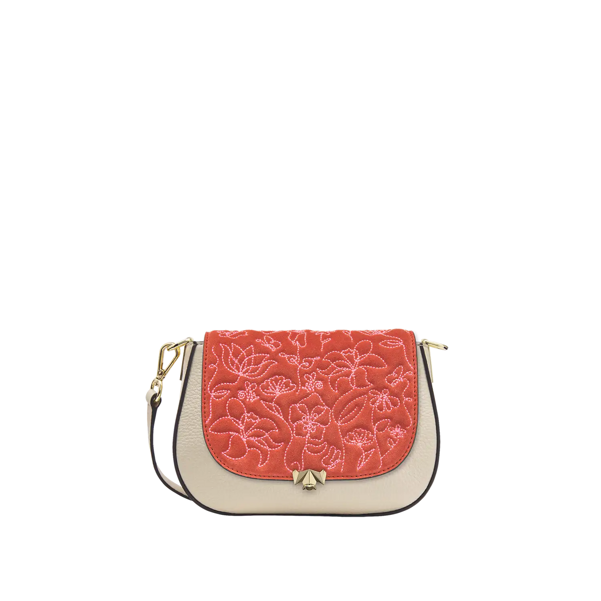 Wechselklappe - Mini Garden of Love - rot-pink