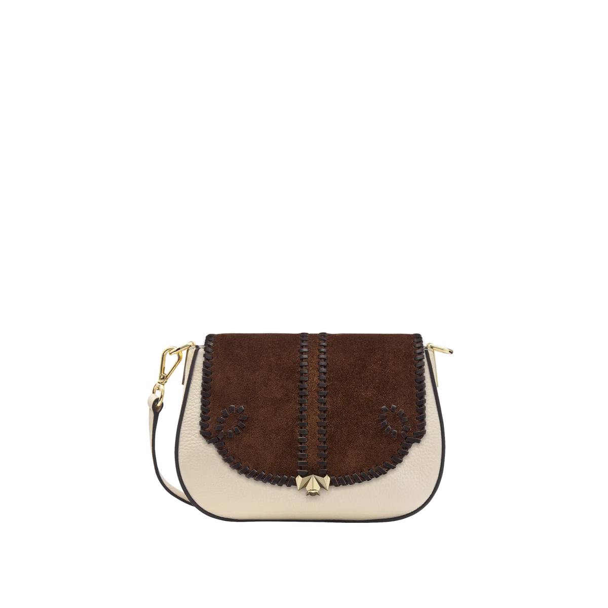 Wechselklappe - Mini Saddle Grace - braun