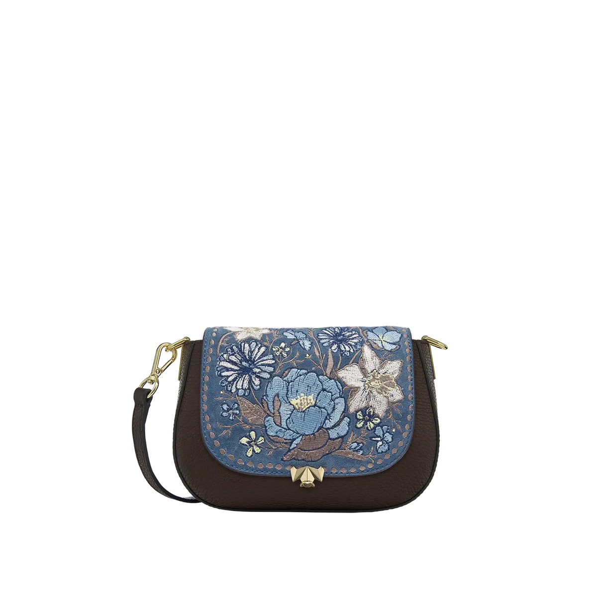 Wechselklappe - Mini Butter Bloom - blau
