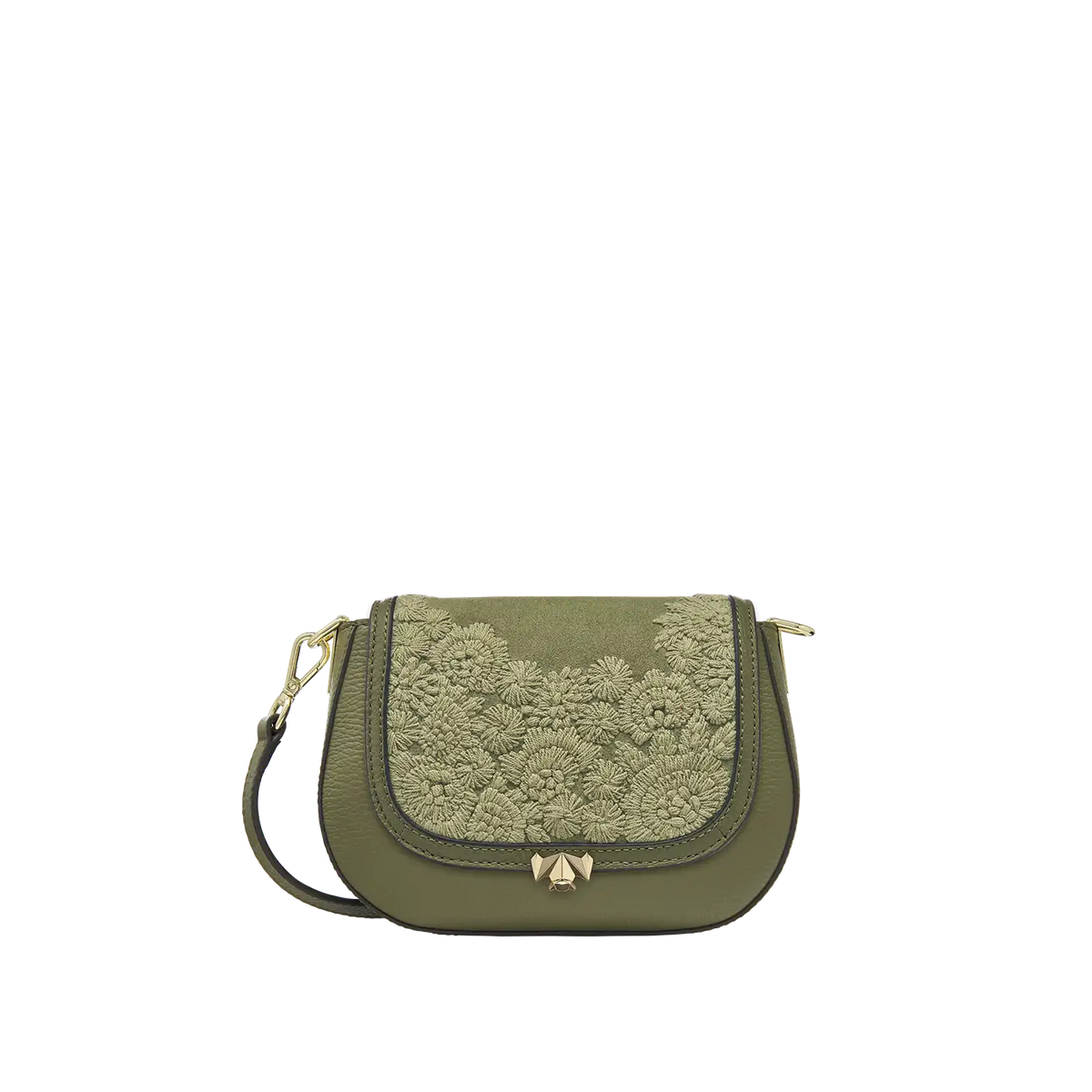 Wechselklappe -  Mini Cozy Bloom - olive