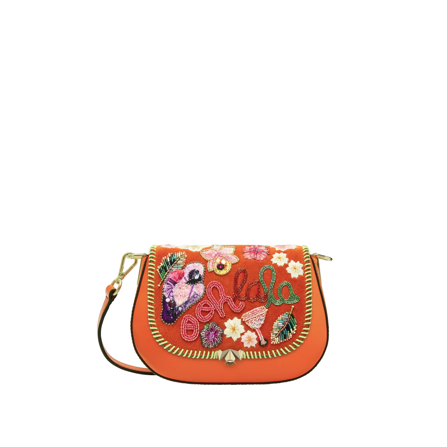 Wechselklappe - Mini Oh Lala - rosa-orange