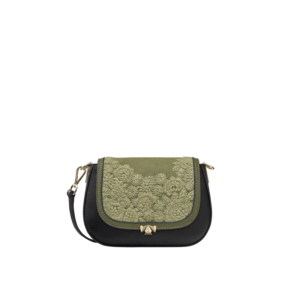 Wechselklappe -  Mini Cozy Bloom - olive