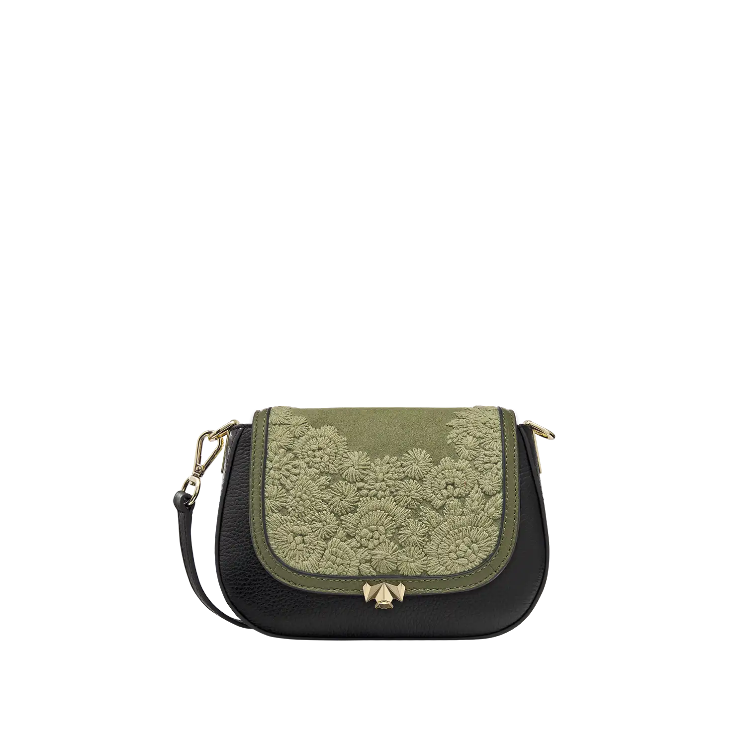 Wechselklappe -  Mini Cozy Bloom - olive