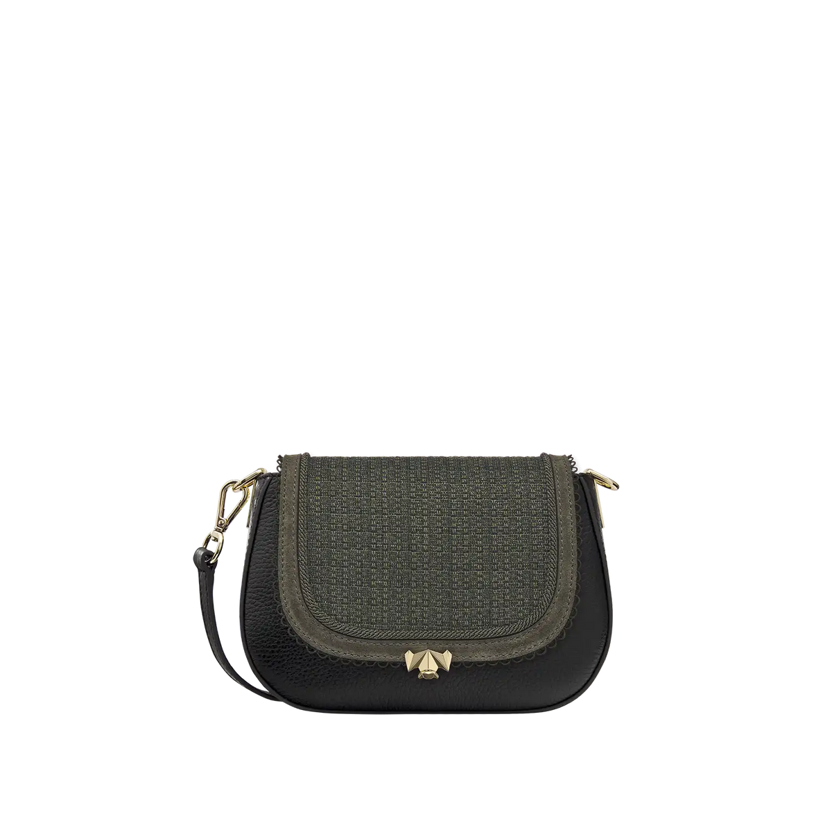 Wechselklappe - Mini Forest Glimmer - grün-glitzer