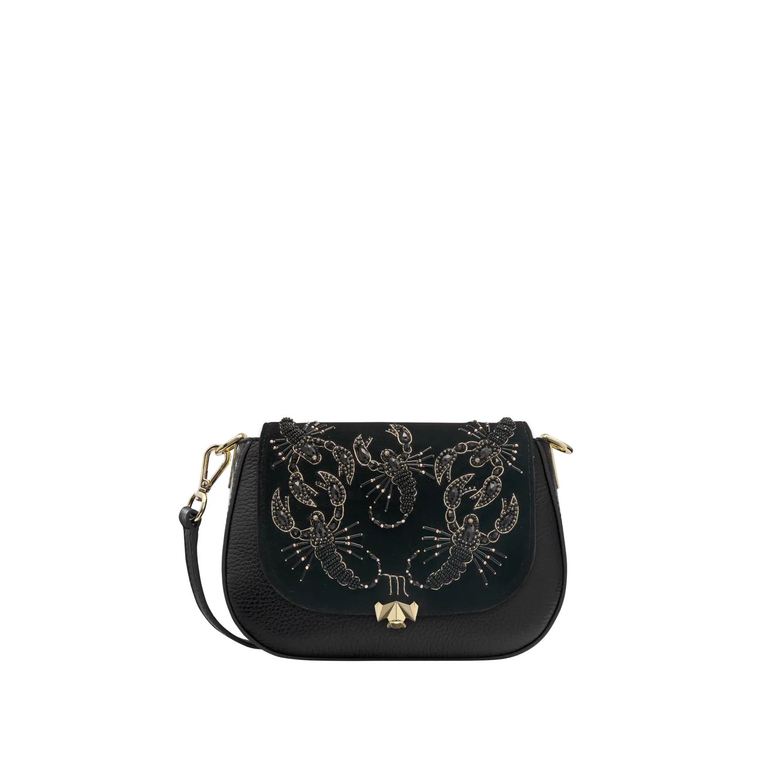 Wechselklappe - Mini Gilded Scorpion - schwarz