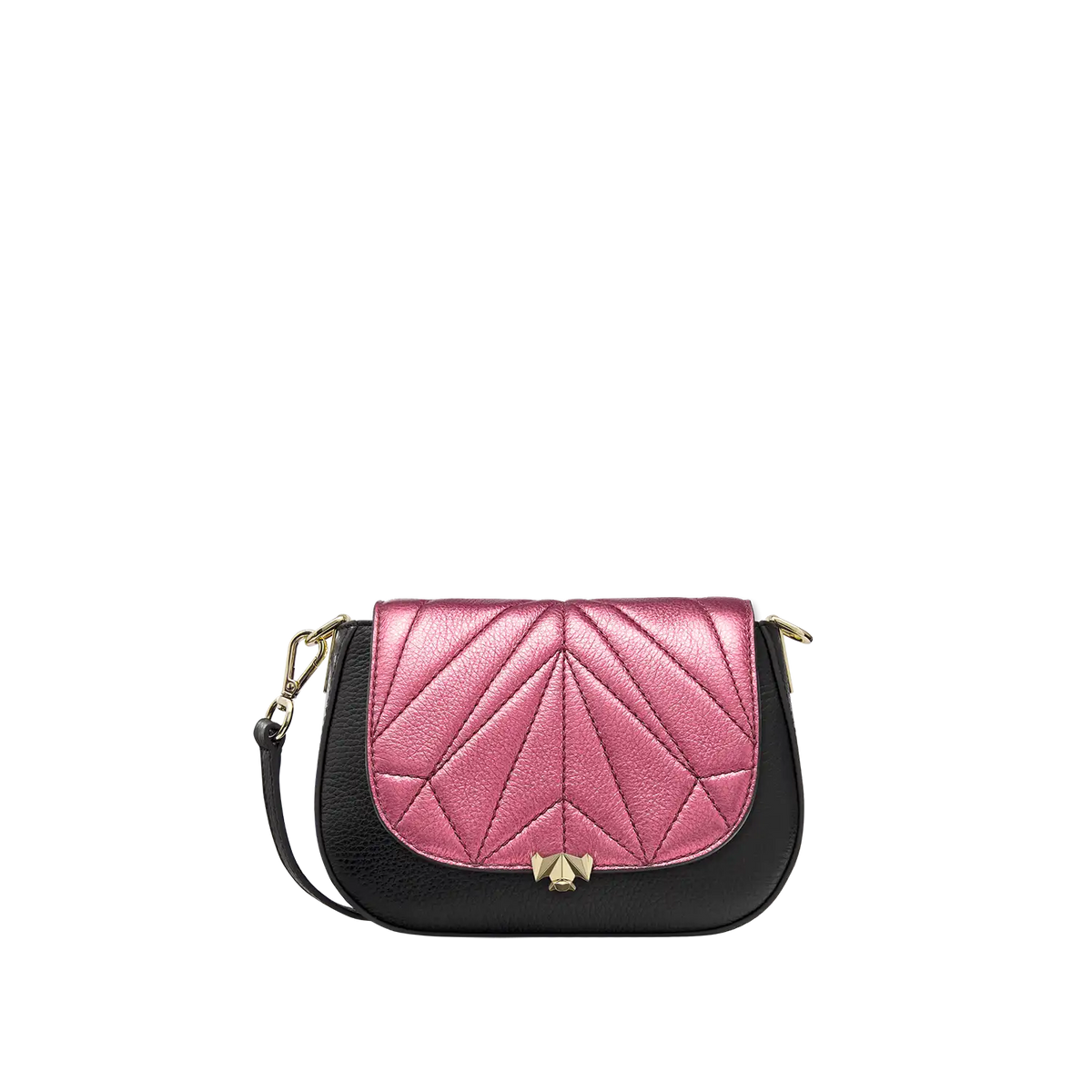 Wechselklappe - Mini Kinda Metallic Mulberry - pink-metallic