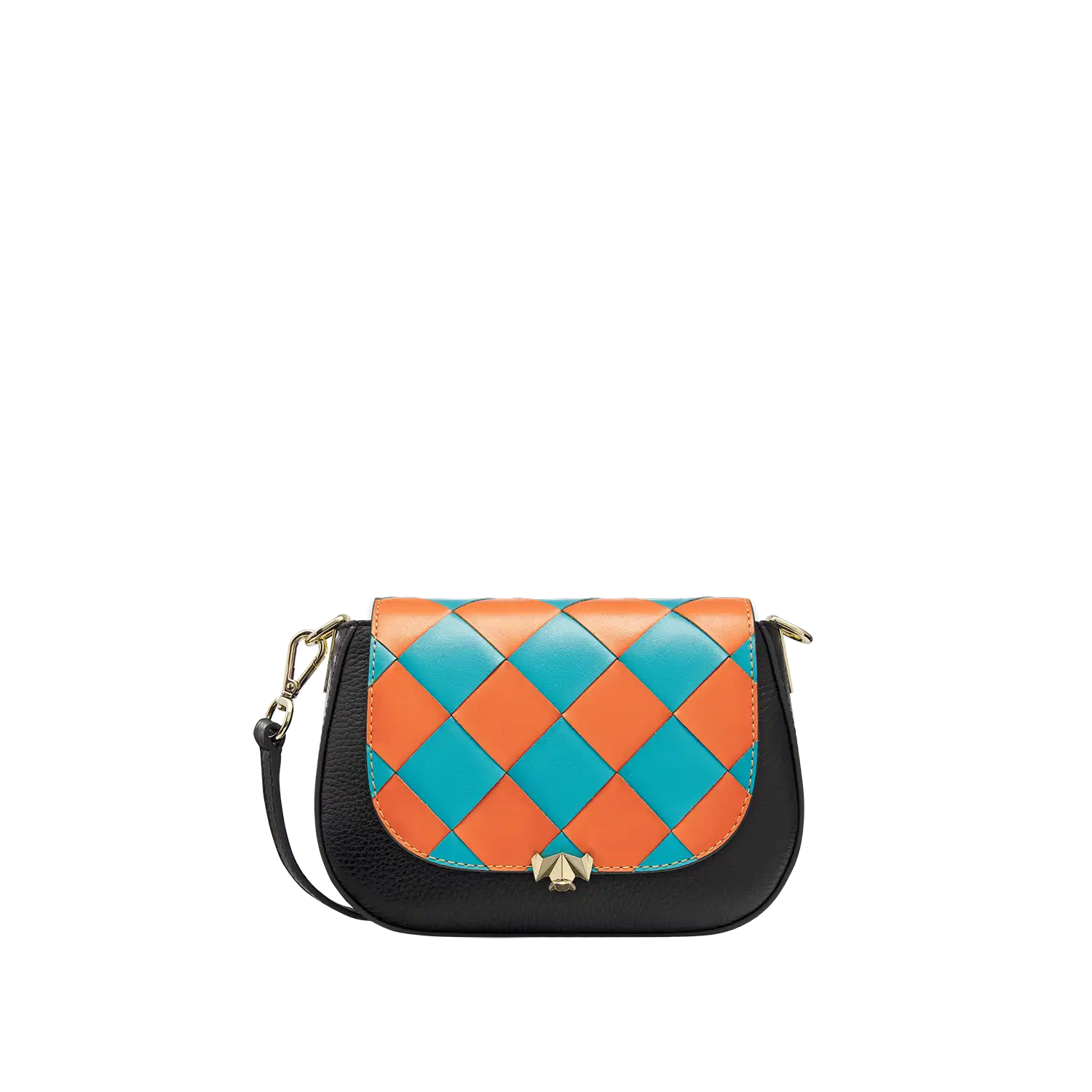 Wechselklappe - Mini La Giocosa - türkis-orange