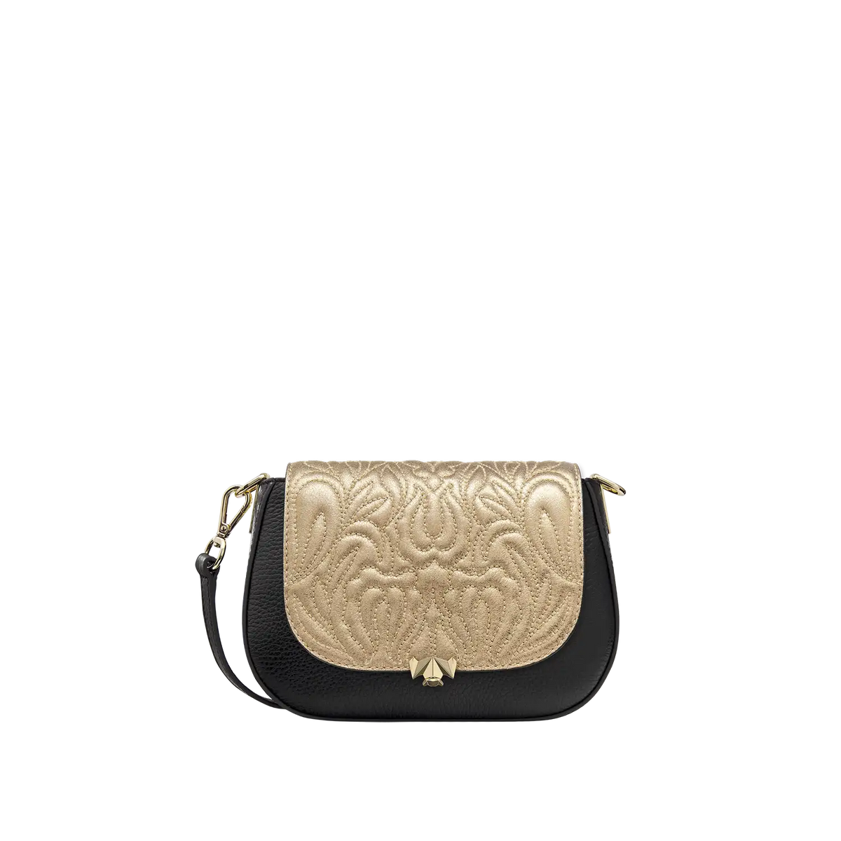 Wechselklappe - Mini Majestic Bloom - gold