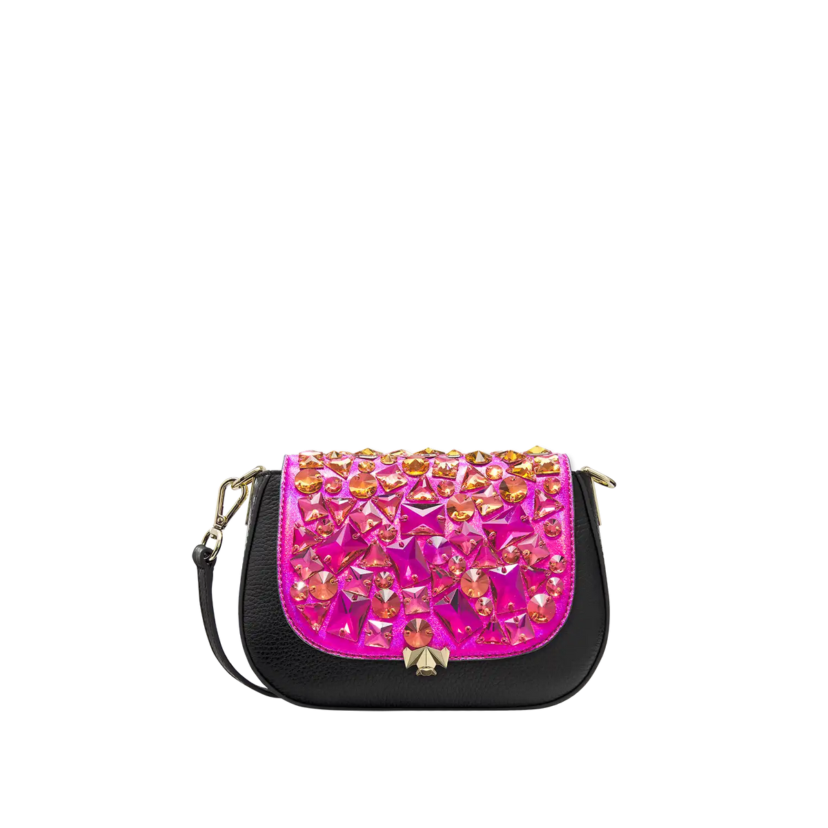 Wechselklappe - Mini Sizzling Pink - pink-metallic