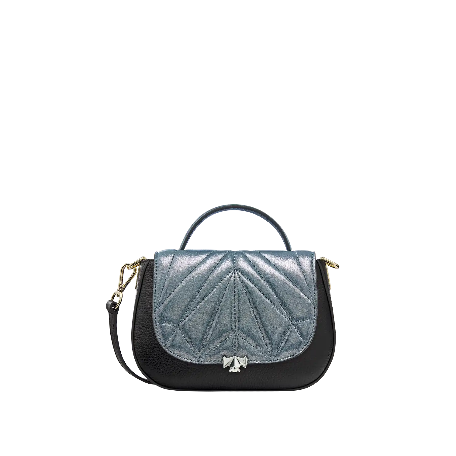 SC Wechselklappe - Mini Something Blue - blau-metallic