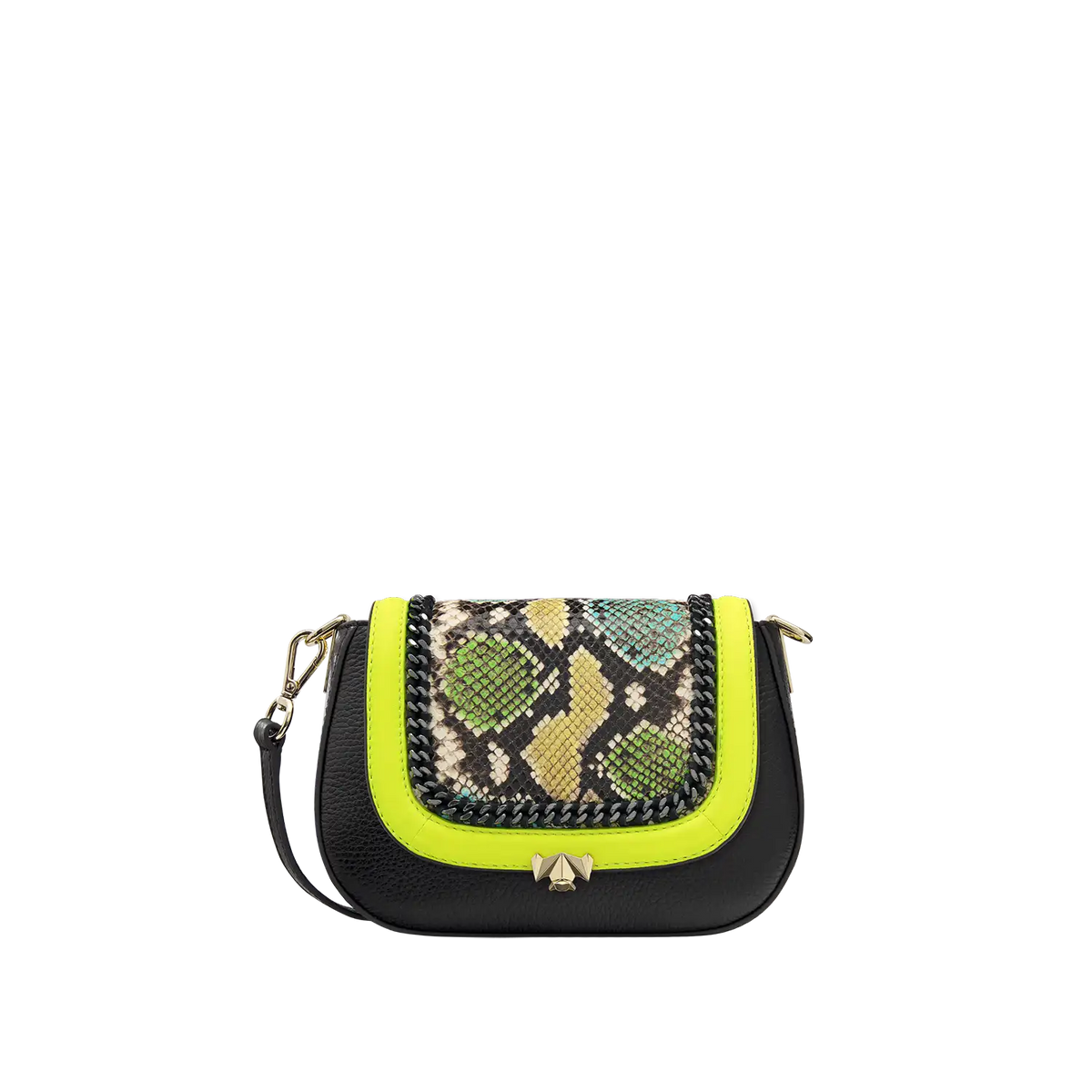 Wechselklappe - Mini Venom Neon - gelb-bunt