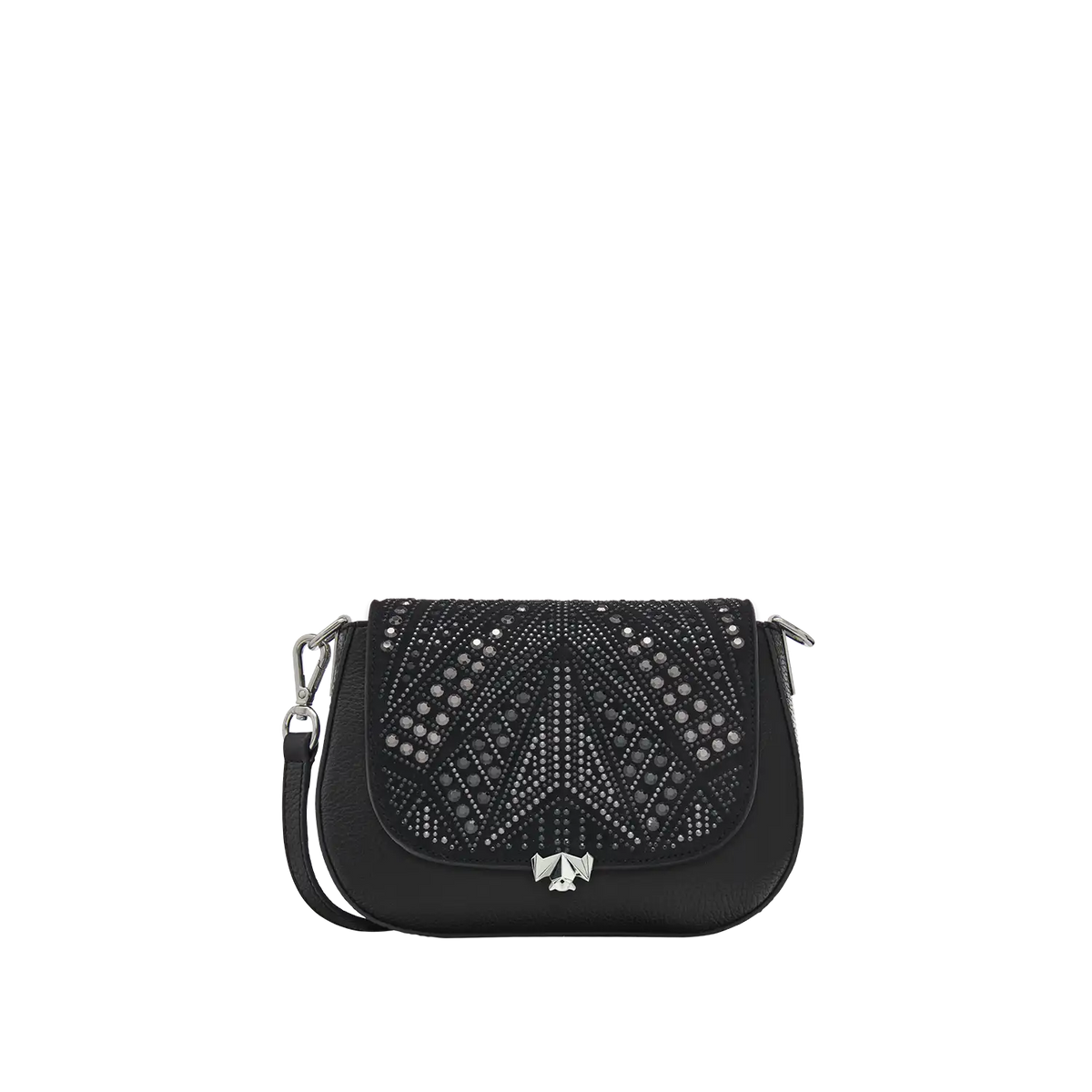 SC Wechselklappe - Mini Silver Sparkle - schwarz