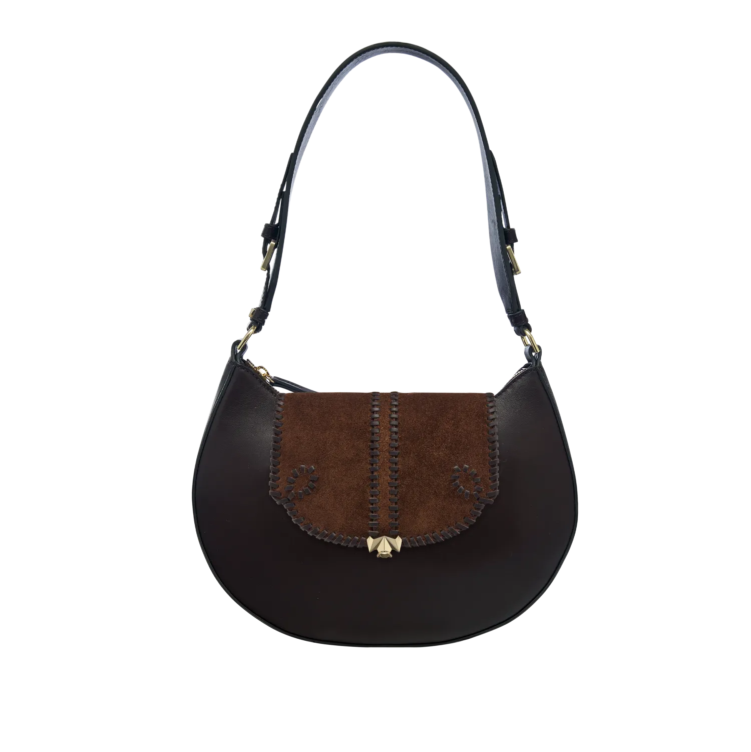 Wechselklappe - Mini Saddle Grace - braun