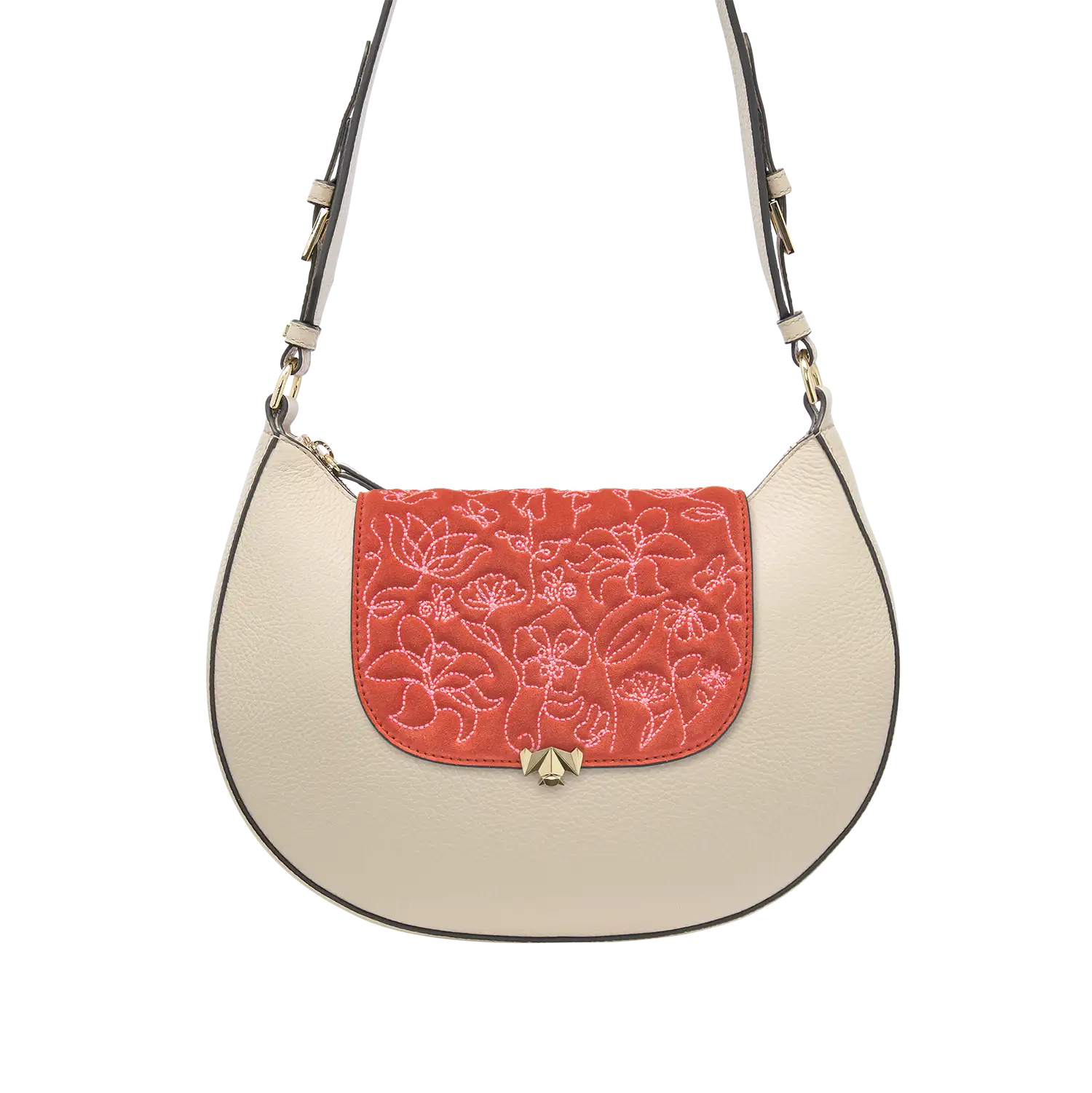 Wechselklappe - Mini Garden of Love - rot-pink