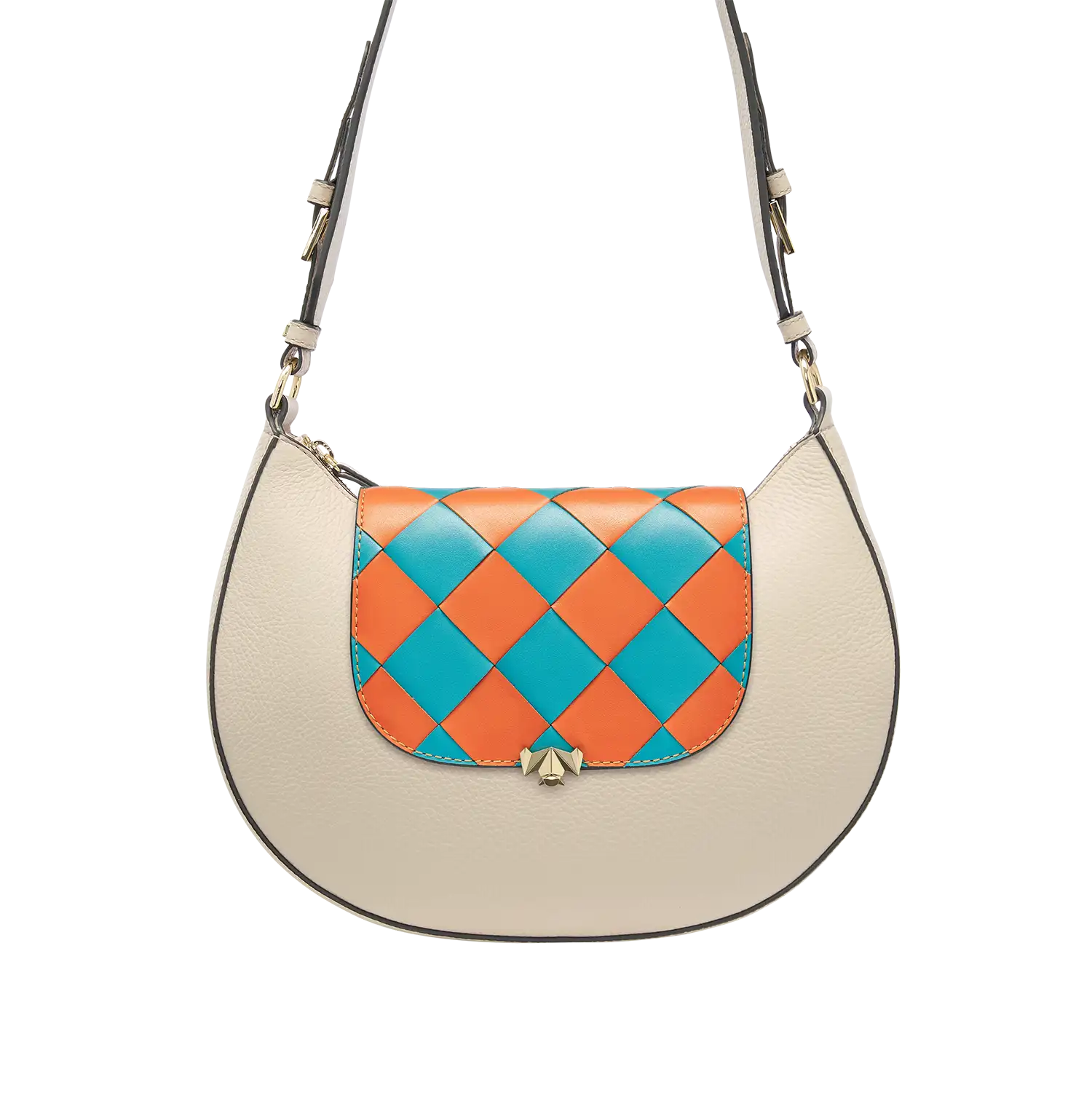 Wechselklappe - Mini La Giocosa - türkis-orange