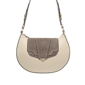 Wechselklappe - Mini Milky Solitair - taupe