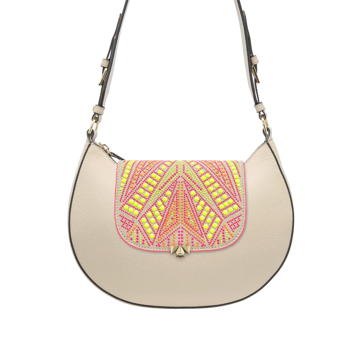 Wechselklappe - Mini Neon Vibes - beige