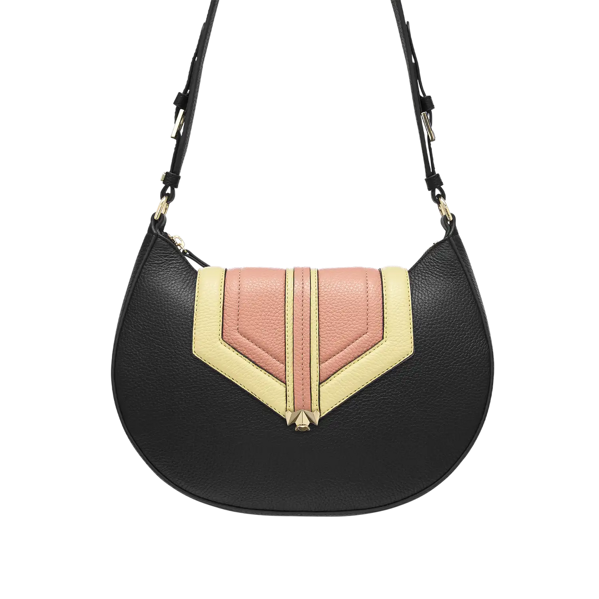 Wechselklappe - Mini Pastel Harmony - gelb-rosa