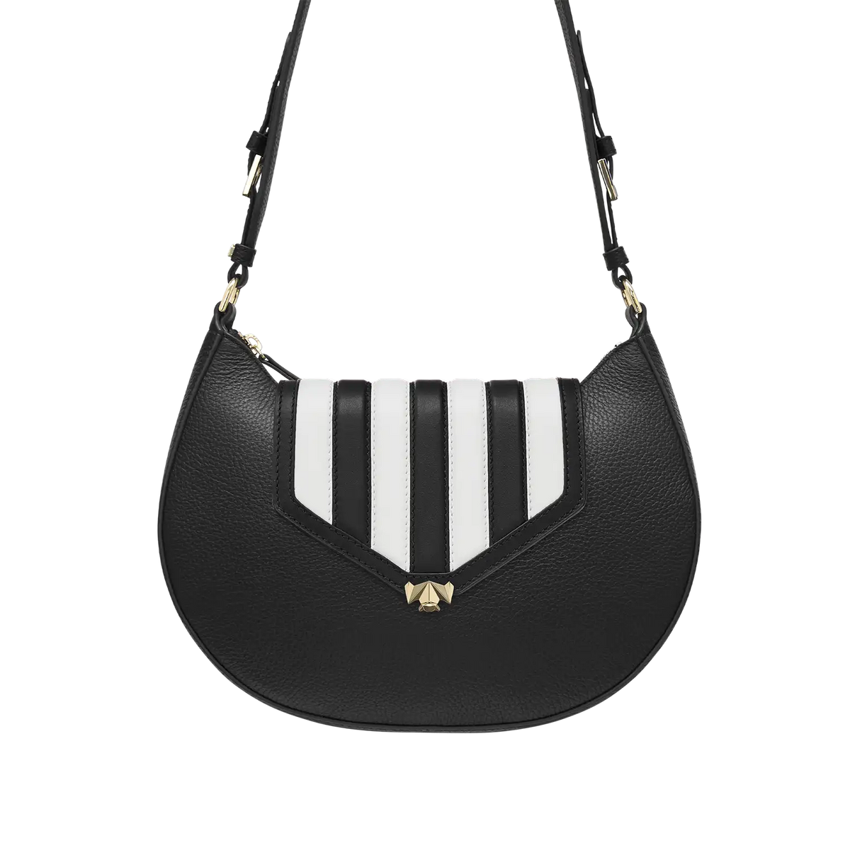 Wechselklappe - Mini Piano Pulse - schwarz-weiß