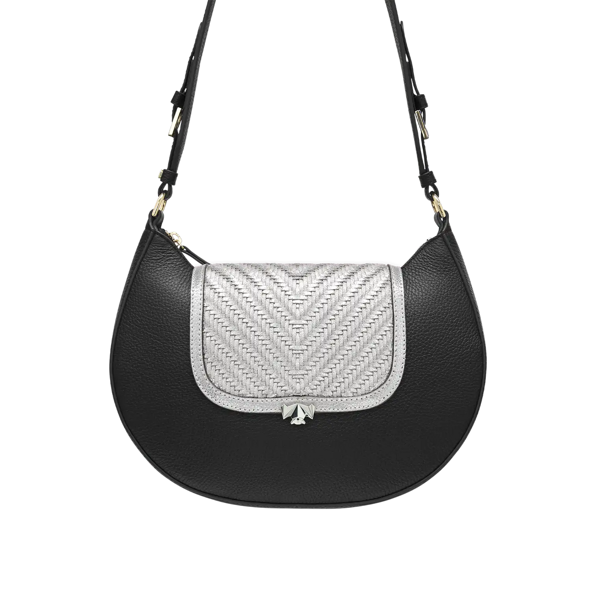 Wechselklappe - Mini Silver Star - silber