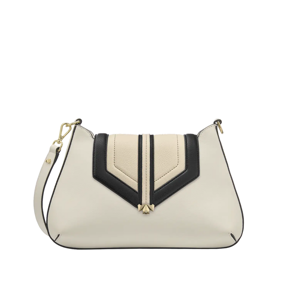 Wechselklappe - Mini Contrast Couture - schwarz-weiß